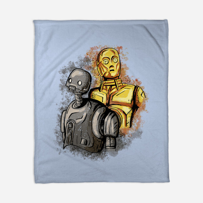 My Droid Friend-None-Fleece-Blanket-nickzzarto