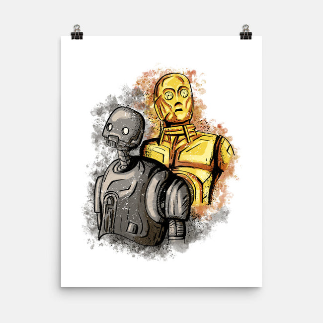 My Droid Friend-None-Matte-Poster-nickzzarto