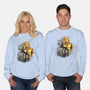 My Droid Friend-Unisex-Crew Neck-Sweatshirt-nickzzarto