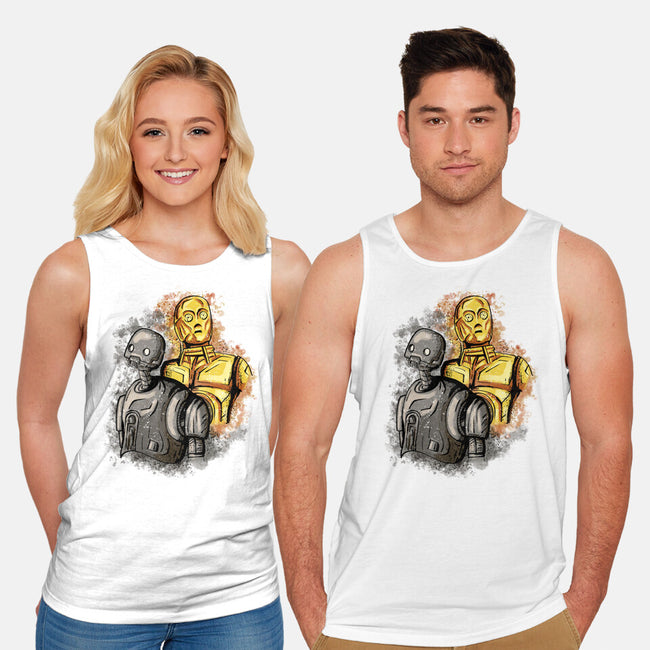 My Droid Friend-Unisex-Basic-Tank-nickzzarto