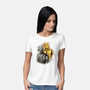 My Droid Friend-Womens-Basic-Tee-nickzzarto