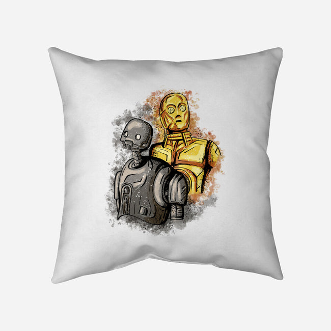 My Droid Friend-None-Removable Cover w Insert-Throw Pillow-nickzzarto