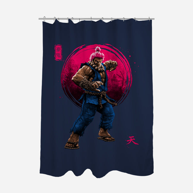 Master Of The Fist-None-Polyester-Shower Curtain-teesgeex