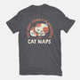 Cat Naps-Womens-Basic-Tee-Nemons