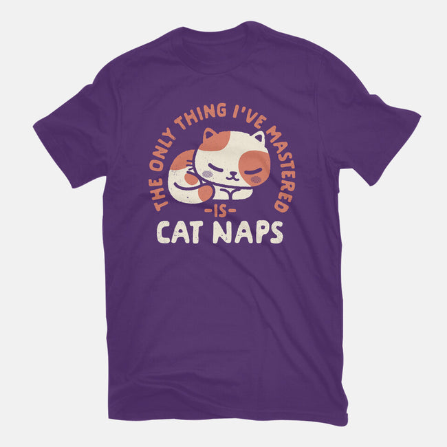 Cat Naps-Womens-Basic-Tee-Nemons