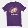 Cat Naps-Womens-Basic-Tee-Nemons