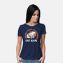Cat Naps-Womens-Basic-Tee-Nemons
