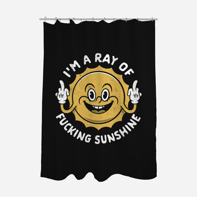 Ray Of Sunshine-None-Polyester-Shower Curtain-Nemons