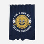 Ray Of Sunshine-None-Polyester-Shower Curtain-Nemons