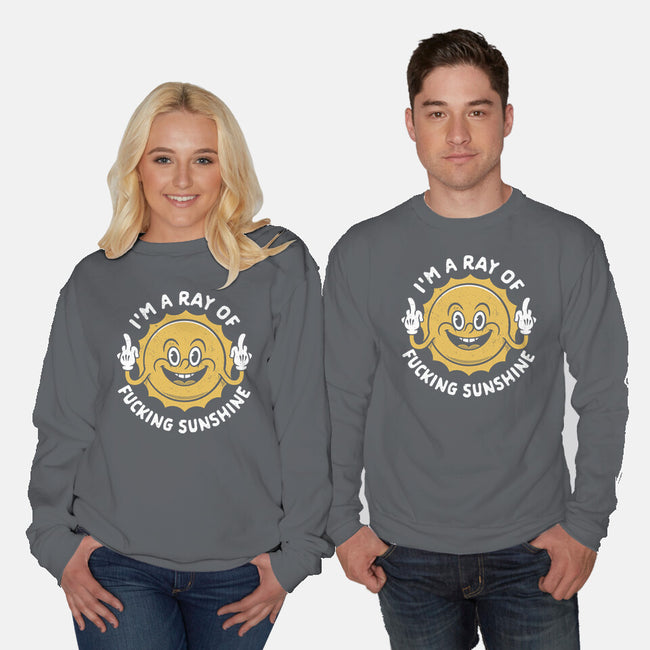 Ray Of Sunshine-Unisex-Crew Neck-Sweatshirt-Nemons