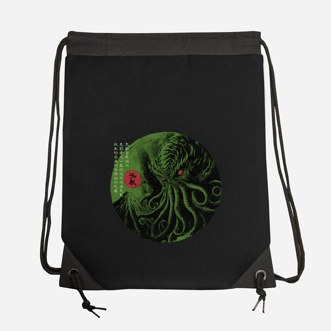 Rise Of The Great Old One-None-Drawstring-Bag-DrMonekers