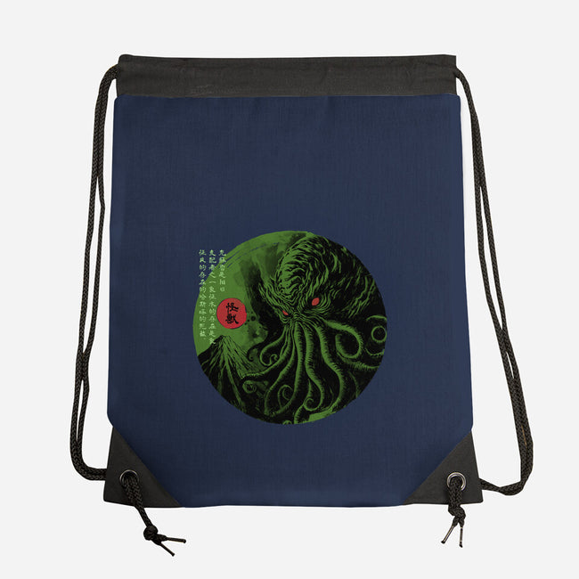 Rise Of The Great Old One-None-Drawstring-Bag-DrMonekers