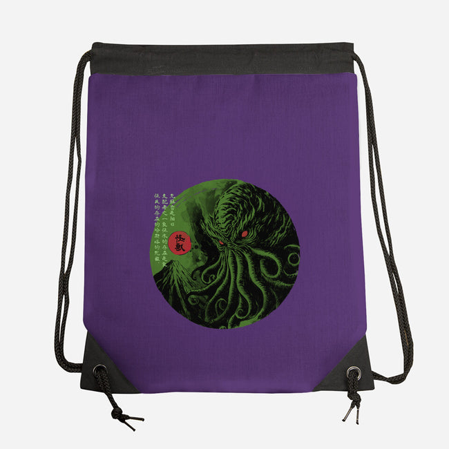 Rise Of The Great Old One-None-Drawstring-Bag-DrMonekers