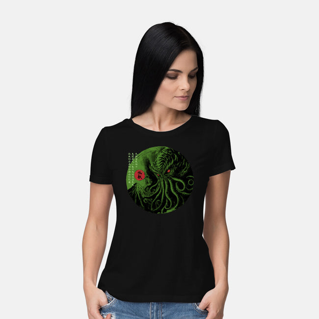 Rise Of The Great Old One-Womens-Basic-Tee-DrMonekers