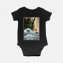 Great Cthulhu In Japan Woodblock-Baby-Basic-Onesie-DrMonekers