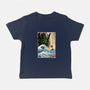 Great Cthulhu In Japan Woodblock-Baby-Basic-Tee-DrMonekers