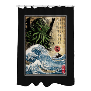 Great Cthulhu In Japan Woodblock