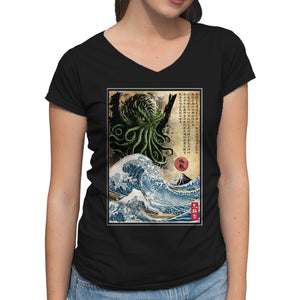 Great Cthulhu In Japan Woodblock