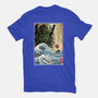 Great Cthulhu In Japan Woodblock-Unisex-Basic-Tee-DrMonekers