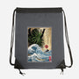 Great Cthulhu In Japan Woodblock-None-Drawstring-Bag-DrMonekers