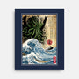 Great Cthulhu In Japan Woodblock-None-Stretched-Canvas-DrMonekers