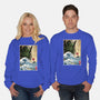 Great Cthulhu In Japan Woodblock-Unisex-Crew Neck-Sweatshirt-DrMonekers