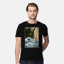 Great Cthulhu In Japan Woodblock-Mens-Premium-Tee-DrMonekers