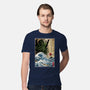 Great Cthulhu In Japan Woodblock-Mens-Premium-Tee-DrMonekers