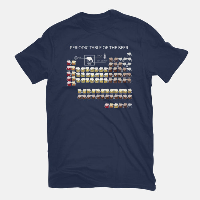 Periodic Table Of The Beer-Unisex-Basic-Tee-Vallina84