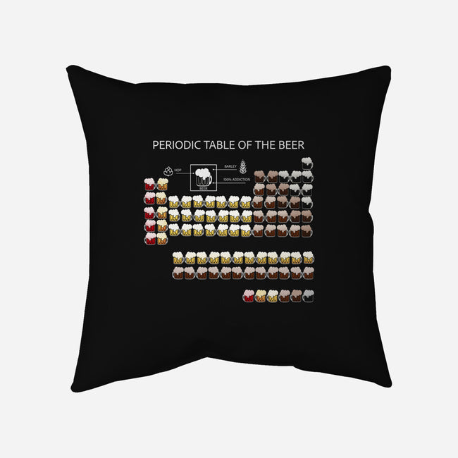 Periodic Table Of The Beer-None-Removable Cover w Insert-Throw Pillow-Vallina84