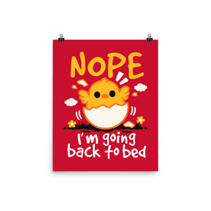 Nope Sleepy Chick