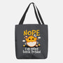 Nope Sleepy Chick-None-Basic Tote-Bag-NemiMakeit