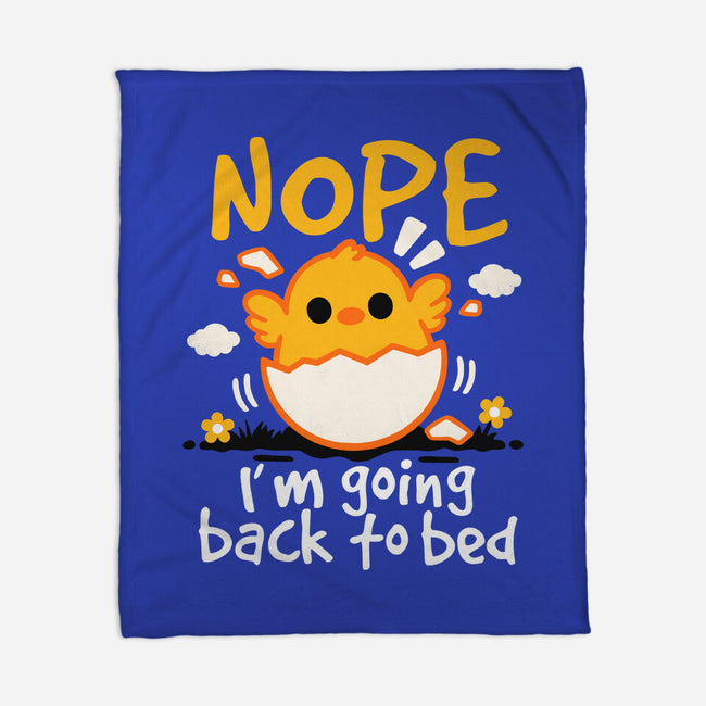 Nope Sleepy Chick-None-Fleece-Blanket-NemiMakeit