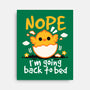 Nope Sleepy Chick-None-Stretched-Canvas-NemiMakeit