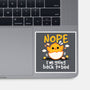 Nope Sleepy Chick-None-Glossy-Sticker-NemiMakeit