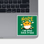 Nope Sleepy Chick-None-Glossy-Sticker-NemiMakeit