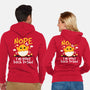 Nope Sleepy Chick-Unisex-Zip-Up-Sweatshirt-NemiMakeit