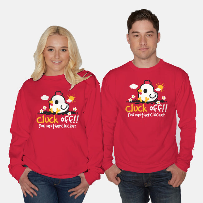 Cluck Off-Unisex-Crew Neck-Sweatshirt-NemiMakeit