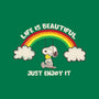 Life Is Beautiful-None-Adjustable Tote-Bag-turborat14