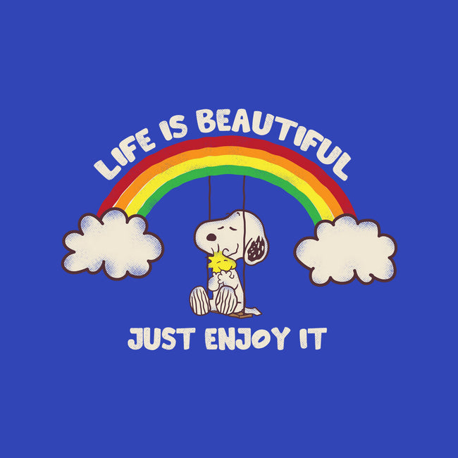 Life Is Beautiful-Unisex-Basic-Tee-turborat14