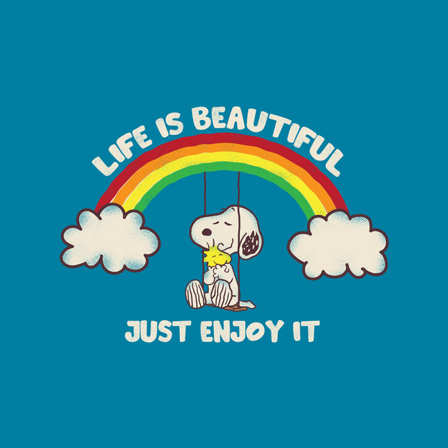 Life Is Beautiful-Unisex-Basic-Tee-turborat14