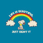 Life Is Beautiful-None-Adjustable Tote-Bag-turborat14