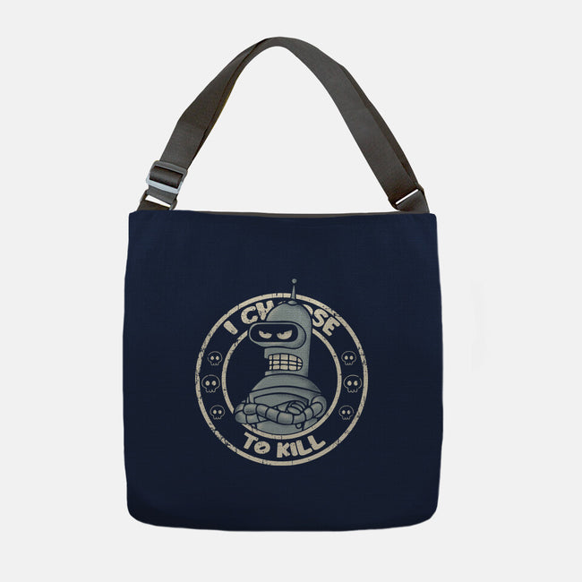 I Choose To Kill-None-Adjustable Tote-Bag-turborat14