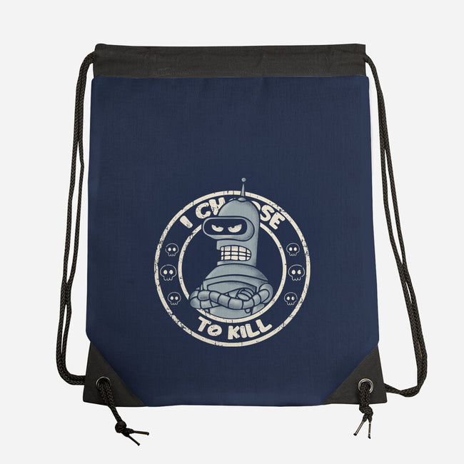 I Choose To Kill-None-Drawstring-Bag-turborat14