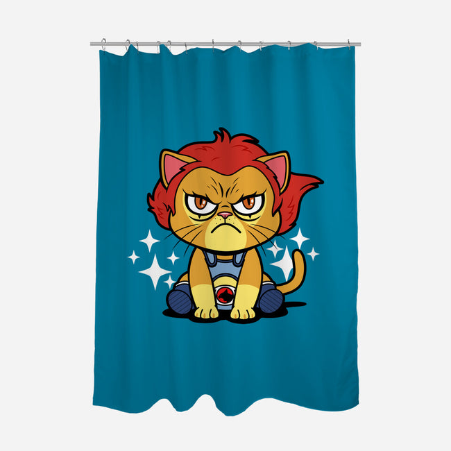 Lion-No-None-Polyester-Shower Curtain-Boggs Nicolas