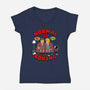Boring Sucks-Womens-V-Neck-Tee-Tri haryadi