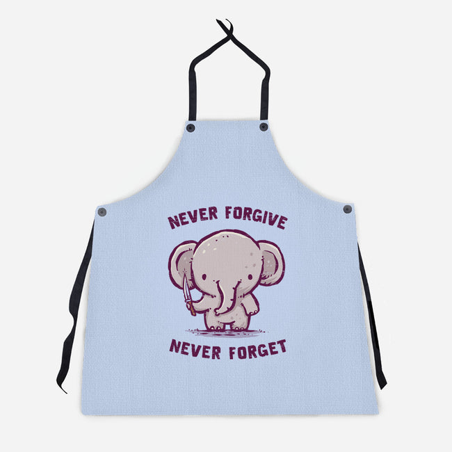 Elephants Never Forgive-Unisex-Kitchen-Apron-kg07