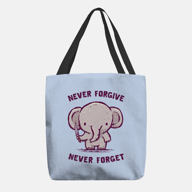 Elephants Never Forgive-None-Basic Tote-Bag-kg07