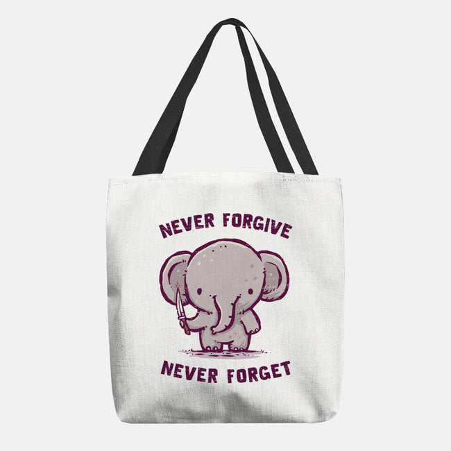 Elephants Never Forgive-None-Basic Tote-Bag-kg07