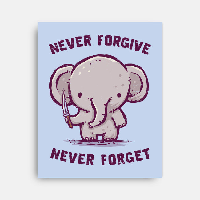 Elephants Never Forgive-None-Stretched-Canvas-kg07